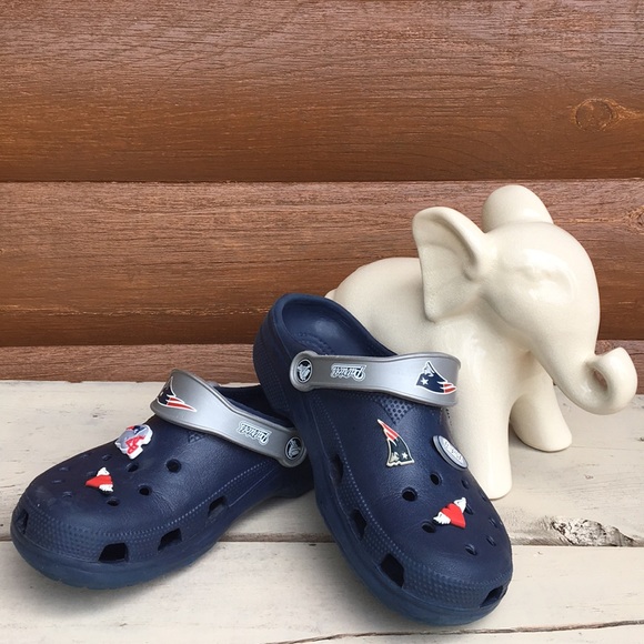 patriots croc charm